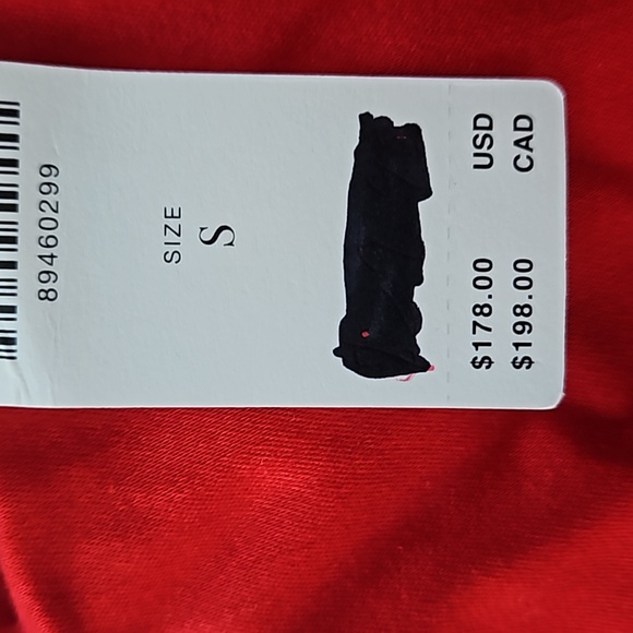 Anthropologie Sleeveless Red Foldover Knee-Length Dress - Picture 5 of 8